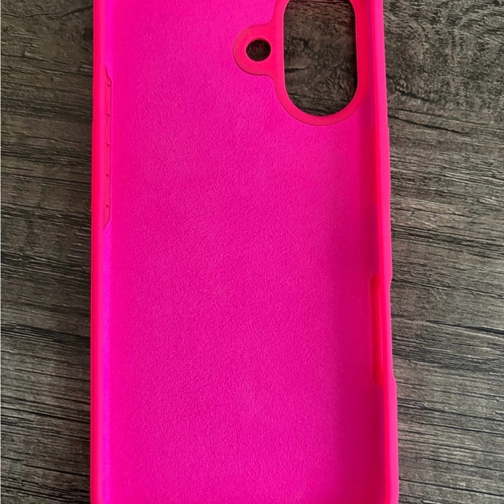 Pink Silicone Phone 17 Case - Picture 2 of 5